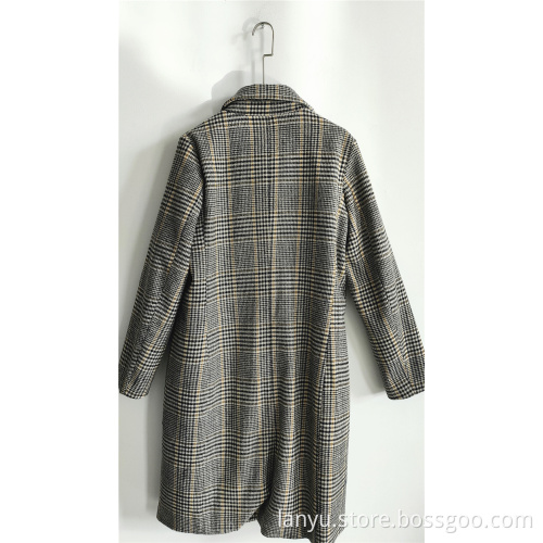 Long Plaid Winter Coats For Ladies